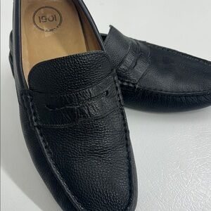 1901 Black Leather Slip-On Shoes SZ 10 1/2 M